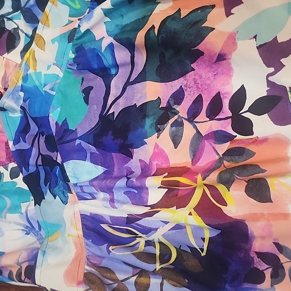 NWT Maxine of Hollywood Garden Party One Piece Swim Dress - Picture 7 of 13